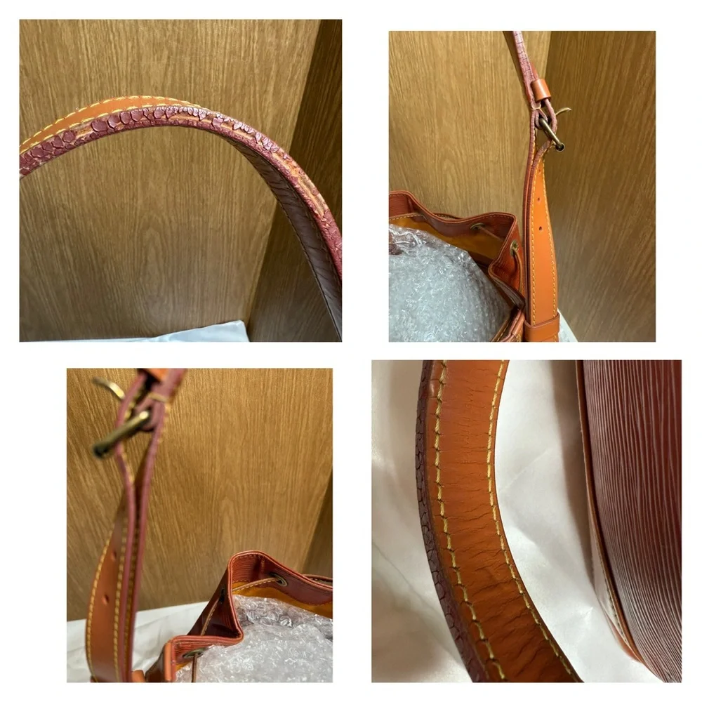 Louis Vuitton Noé – Vintage Epi Leather in Cognac & Light Brown